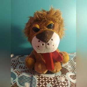 Lion With Scarf Stuffed Animal Plush